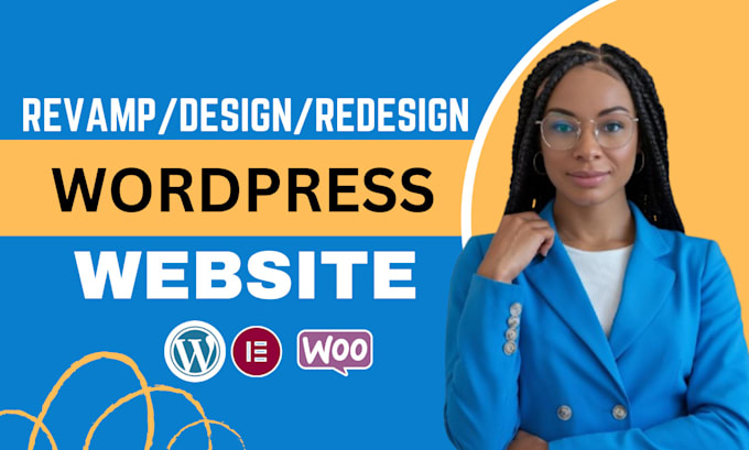 Gig Preview - Revamp wordpress website design redesign clone wix website wordpress development