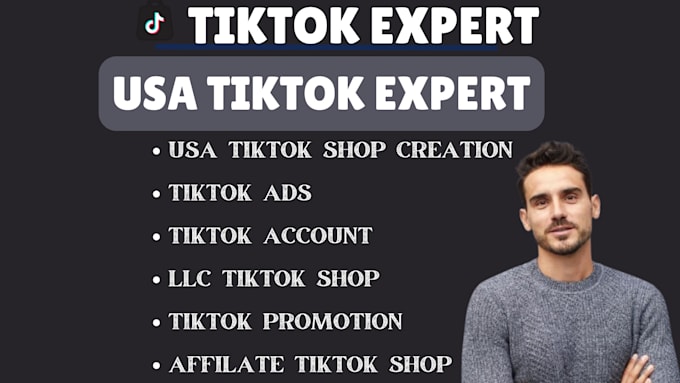 Gig Preview - Setup and grow viral tiktok shop manage tiktok shop ads USA tiktok shop