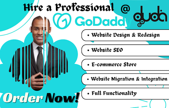 Gig Preview - Duda website design duda website redesign godaay website design and redesign