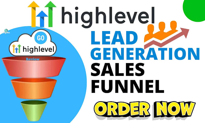 Gig Preview - Setup gohighlevel lead generation landing page website sales funnel ghl expert