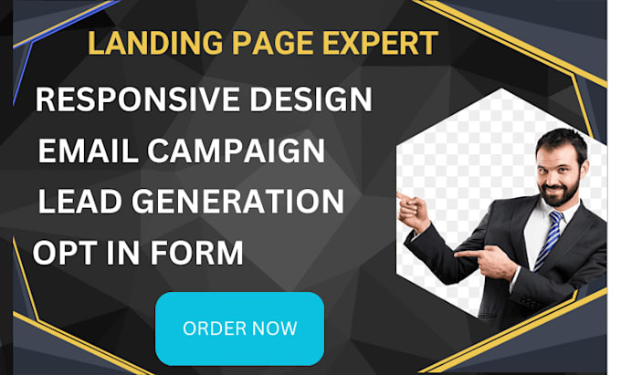 Gig Preview - Build gohighlevel landing page gohighlevel website leadpage