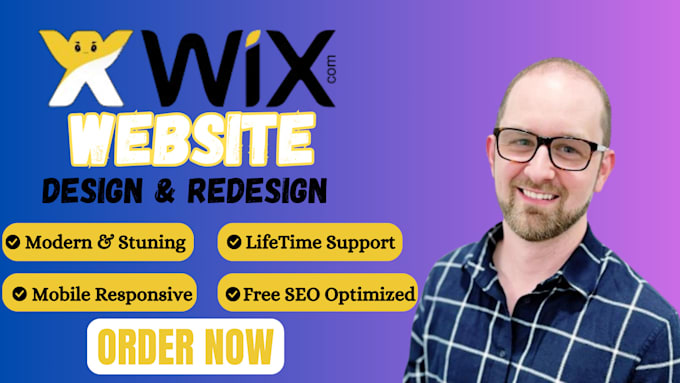 Gig Preview - Design wix website, redesign wix website, design wix ecommerce website