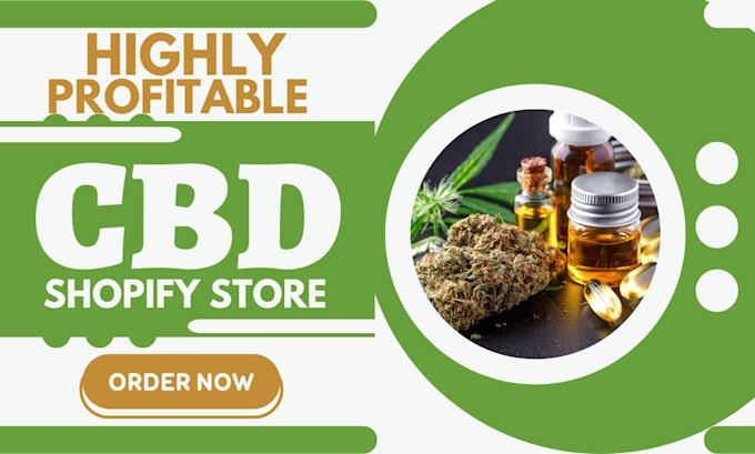 Bestseller - design cbd shopify store cannabis website cannabis dropshipping store cbd websit