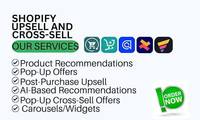 Gig Preview - Setup shopify upsell and crosssell reconvert selleasy get gems landing page