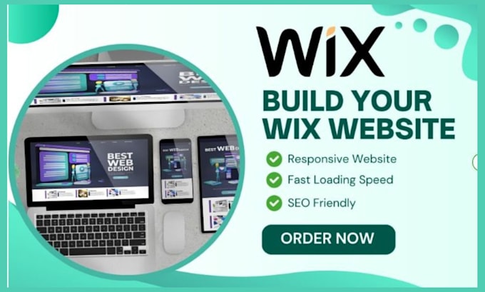 Gig Preview - Do wix website design, wix ecommerce website, wix redesign