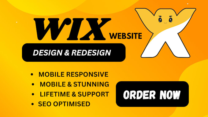 Gig Preview - Build wix website design and redesign wix website