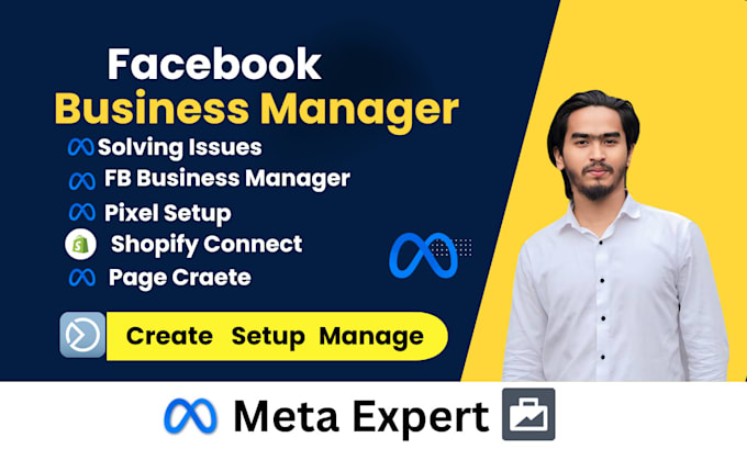 Gig Preview - Fix up issues or setup facebook business manager and fb page