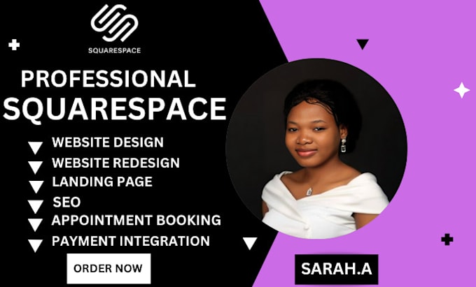 Bestseller - build a professional and responsive squarespace website