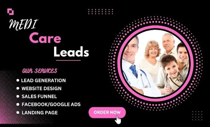 Gig Preview - Medicare leads medicare landing page medicare website