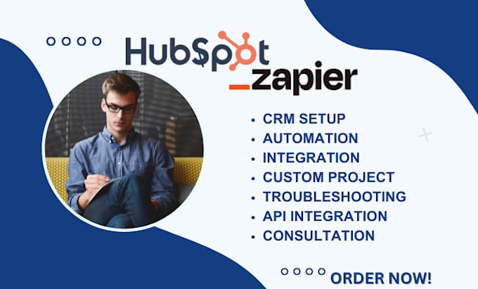 Gig Preview - Automates sales and marketing with hubspot and zapier integration