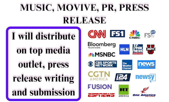 Gig Preview - Distribute on top media outlet, press release writing and submission