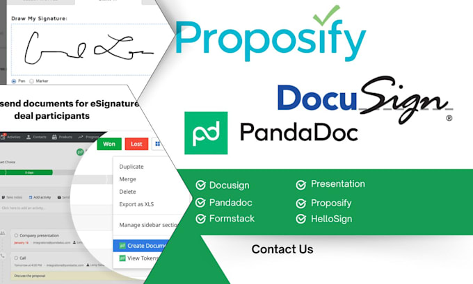 Gig Preview - Proposify presentation docusign pandadoc pitchdeck and better proposal