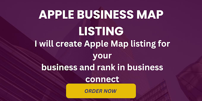 Gig Preview - List your business on apple maps setup apple business connect profile