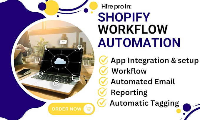 Gig Preview - Setup shopify workflow automation zapier klaviyo inbox arigato flow tidio outfy