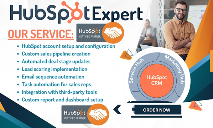 Gig Preview - Setup hubspot sales automation hubspot sales hubs hubspot work flow