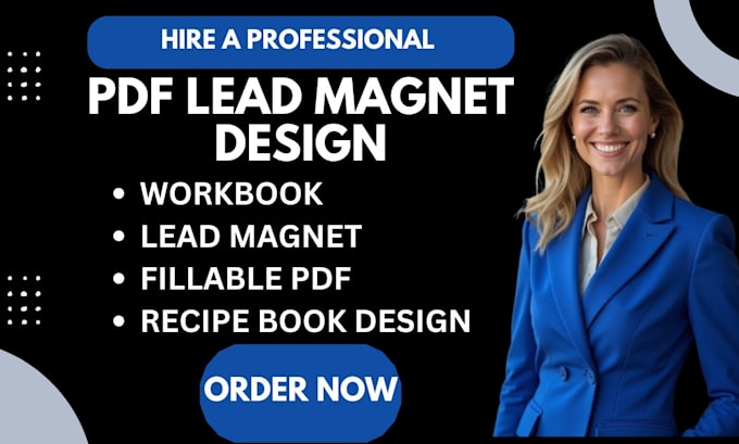 Gig Preview - Design lead magnet, ebook, workbook, cover and pdfs