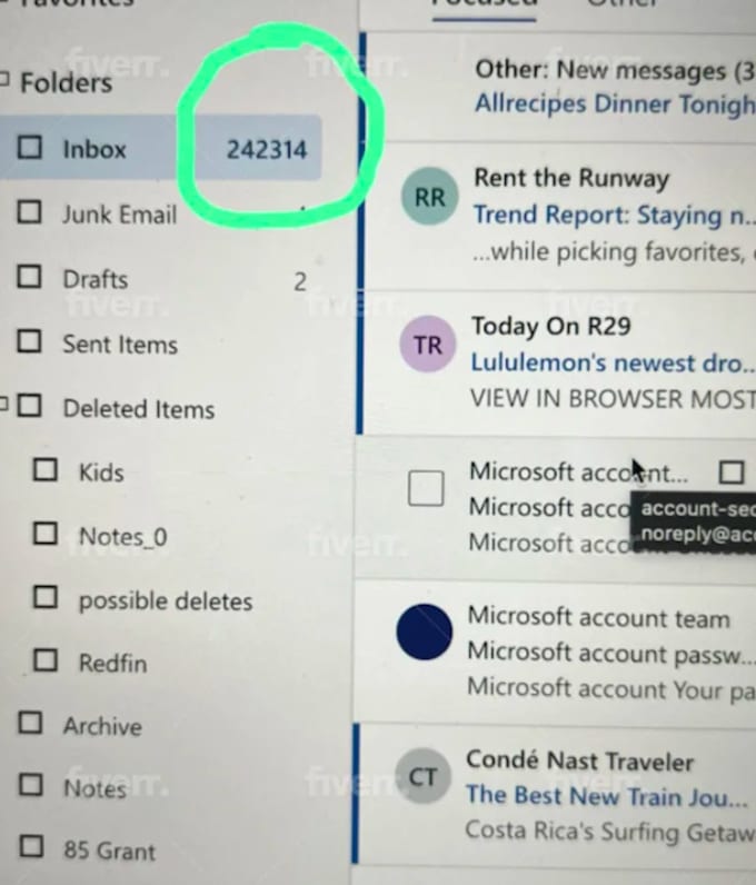 Gig Preview - Organize your inbox messages