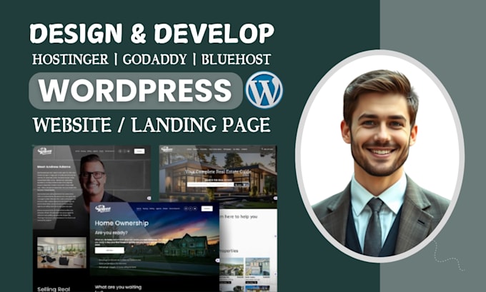 Bestseller - design wordpress website on hostinger website namecheap website bluehost