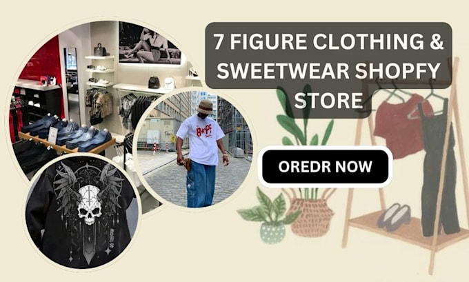 Bestseller - design clothing shopify store clothing dropshipping store store campaign