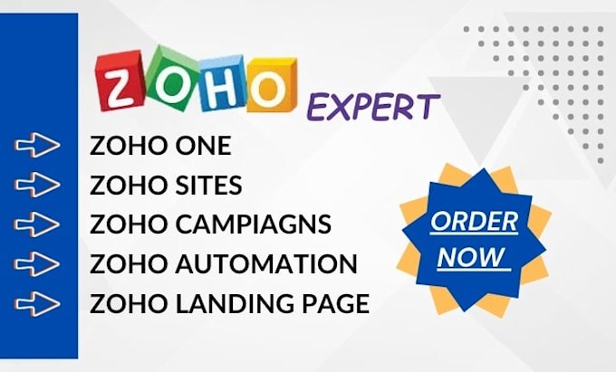 Gig Preview - Zoho campaign, sites, landing page, automation and ghl email marketing