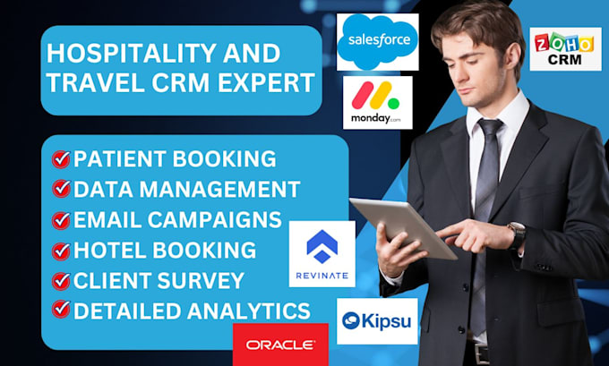 Gig Preview - Setup hospitality crm guestline wetravel revinate zoku  kipsu hotelogix oracle