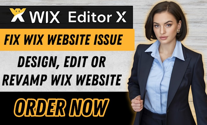 Gig Preview - Fix wix issues, edit your wix website professionally, edit site