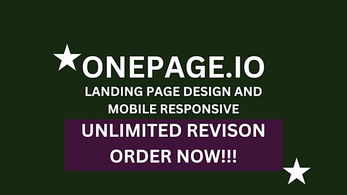 Bestseller - build website or landing page with onepage dot io