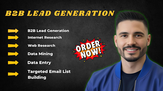 Gig Preview - Do b2b lead generation, linkedin leads, prospect list, and targeted list