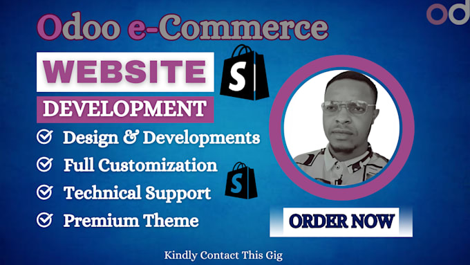 Gig Preview - Build odoo website, install effective odoo, design or redesign odoo website