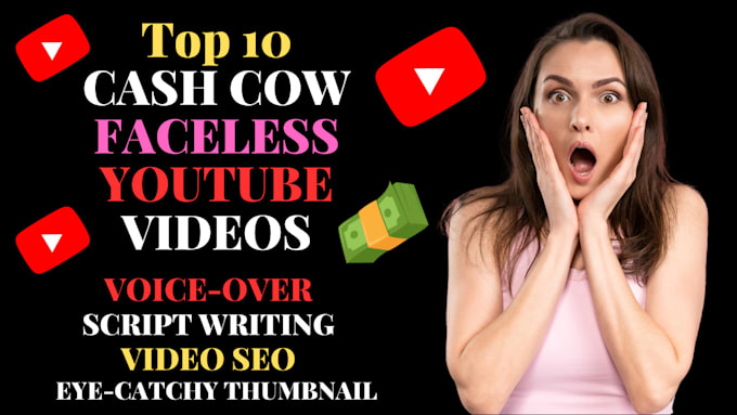 Gig Preview - Create youtube cash cow videos and faceless cash cow automation