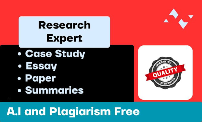 Gig Preview - Do case study analysis, research and summary writing