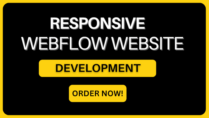 Bestseller - develop or design responsive webflow website, figma to webflow