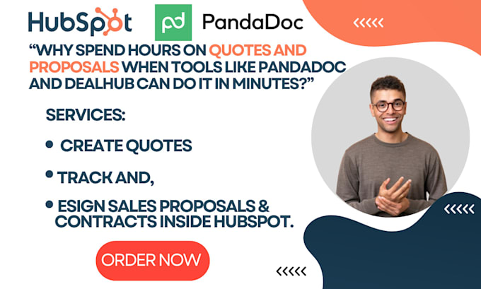 Gig Preview - Set up hubspot CRM with dealhub, pandadoc cpq for quotes, proposals, deals