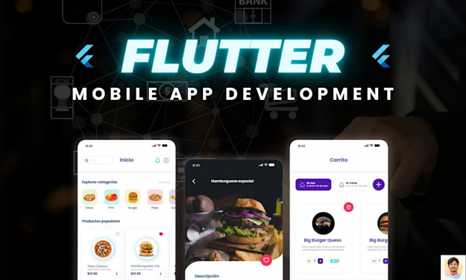 Gig Preview - Do flutter mobile app development android ios app development, flutter developer