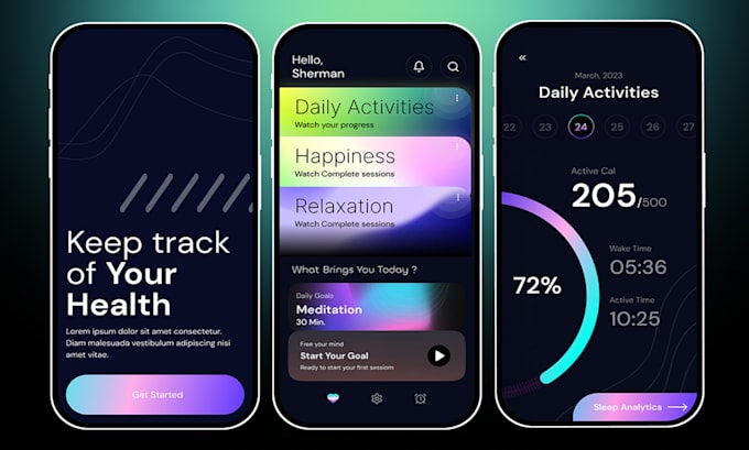 Gig Preview - Build meditation app, affirmation app, yoga app, and fitness app