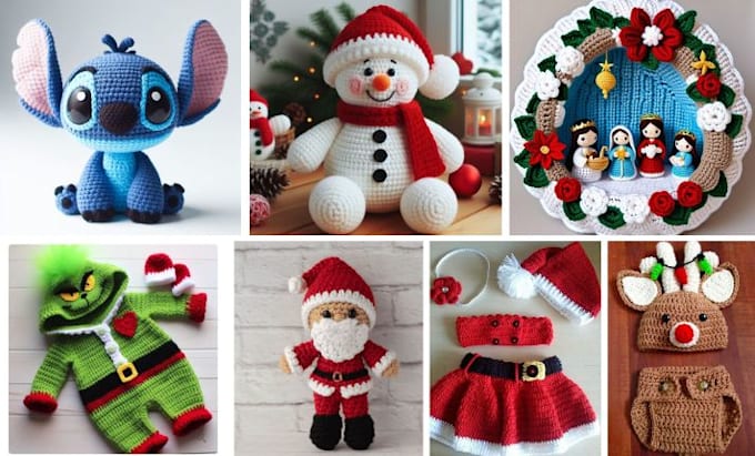 Gig Preview - Write amigurumi crochet pattern christmas crochet pattern crochet pattern