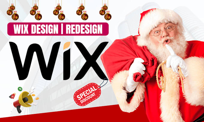 Gig Preview - Build wix website design wix website redesign wix ecommerce website wix store