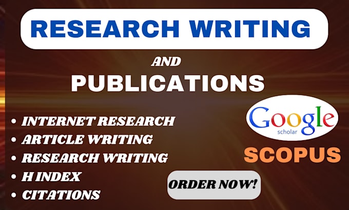 Gig Preview - Write, edit and publish articles  in google scholar top peered review index