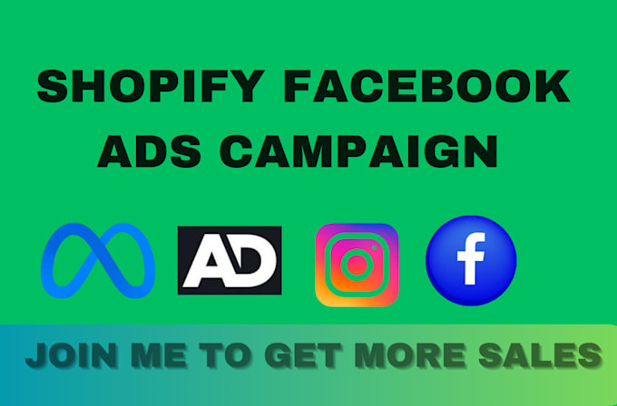 Gig Preview - Shopify facebook ads campaign advertising instagram ads marketing