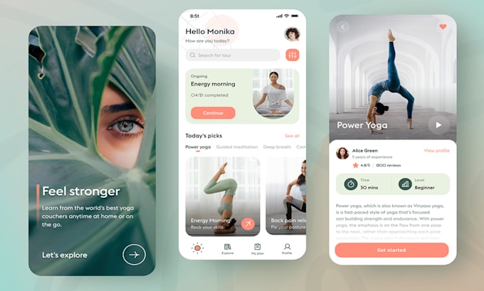 Gig Preview - Design and develop meditation app, affirmation app, and yoga app