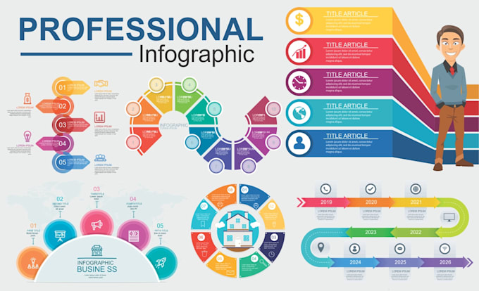 Gig Preview - Design infographics flowchart, pie chart, flow process diagram