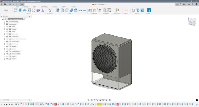 Gig Preview - Provide 3d prototying using fusion 360