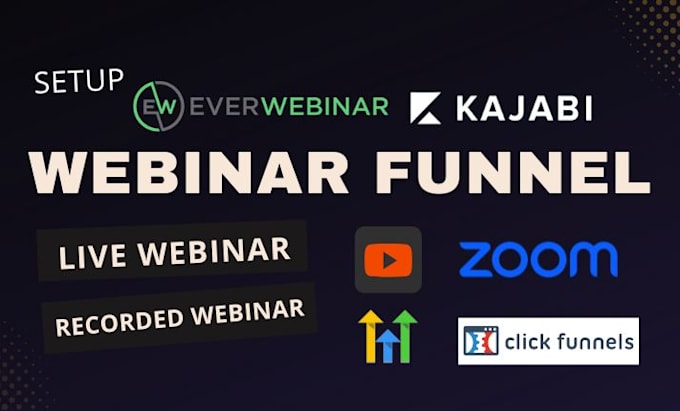 Gig Preview - Set up professional webinar funnels with webinarjam and clickfunnels