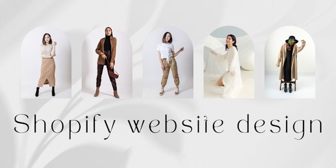 Gig Preview - Create dropshipping store, shopify website design and redesign