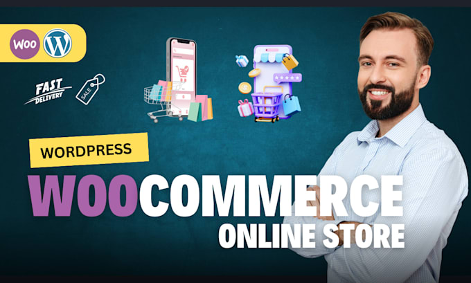 Gig Preview - Design wordpress woocommerce store, woocommerce webshop