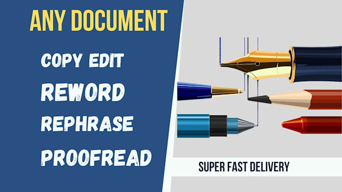 Bestseller - proofread, copyedit, rephrase, reword your book, ebook, any english content