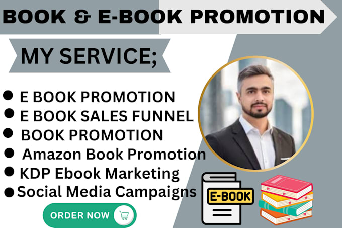 Gig Preview - Do amazon book promotion amazon kdp ebook promotion,ebook marketing sales funnel