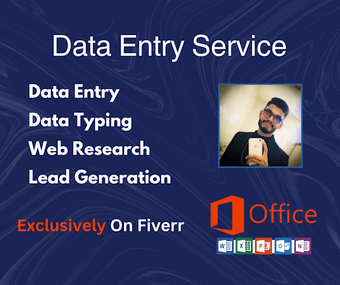 Gig Preview - Excel data entry and collection internet research data typing