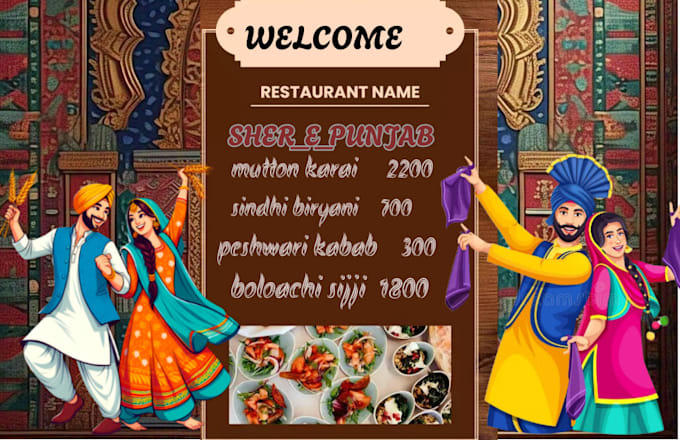 Bestseller - all types of menu cards