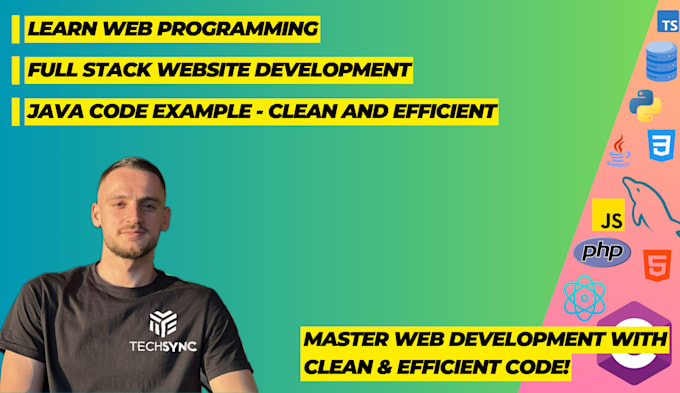 Gig Preview - Teach web development and programming for all levels